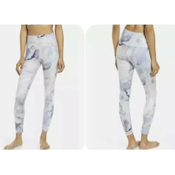 ZELLA Studio LITE High WAIST 7/8 LEGGINGS Yoga GREY SOFIE Print XS New Ac1 - Picture 1 of 7